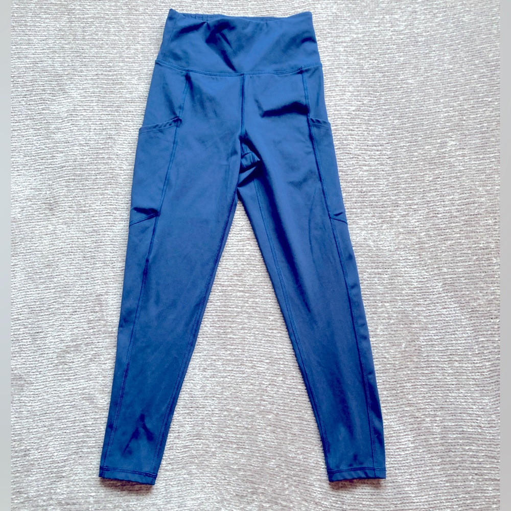 American Eagle Outfitters Everything‎ Pocket High Rise Leggings Small Short Blue